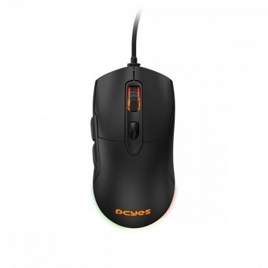 PCYES mouse gamer Malus RGB 12400dpi Black Vulkan