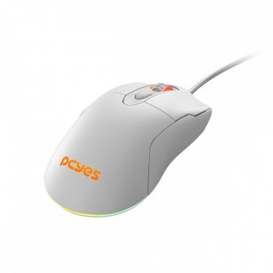 PCYES mouse gamer Malus RGB 12400DPI white ghost
