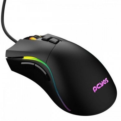 PMGVLBV PCYES Mouse gamer Valus RGB 12400DPI 8 botões