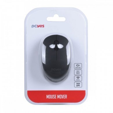 PCYes mouse sem fio Mover Silent 1600 DPI preto