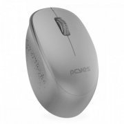 PCYes mouse sem fio Mover Silent 1600DPI 2.4Ghz cinza 