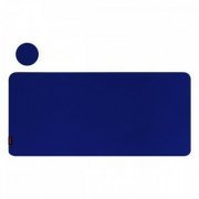 PCYes mousepad desk mat exclusive indigo 800x400mm superfície em PVC base em suede
