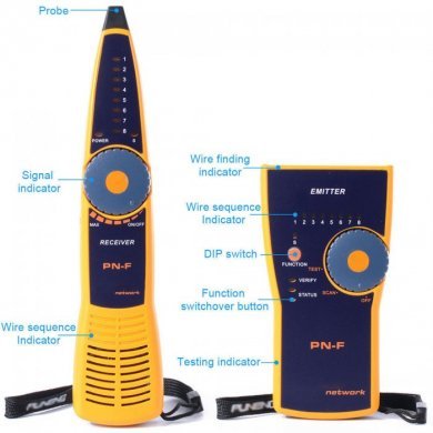 PN-F Puneng Kit Localizador de cabos rede e telefone