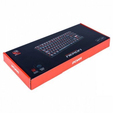 PNOHBLV PCYes Teclado Mecânico TKL Neron 75% LED Vermelho