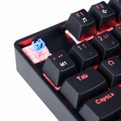 PNOHBLV PCYes Teclado Mecânico TKL Neron 75% LED Vermelho