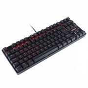PCYes Teclado Mecânico TKL Neron 75% LED Vermelho Swi
