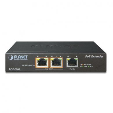 POE-E202 Planet Extensor POE Gigabit 1 porta 802.3at POE+