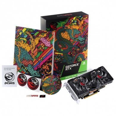 PPGF2060DR6192 PCYES Placa de Video Nvidia RTX2060 6GB GDDR6