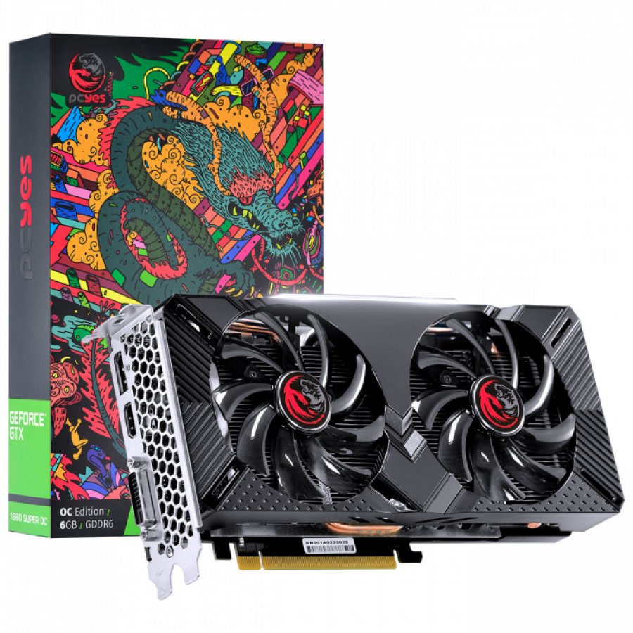 PPSOC16601926G6 PCYes Placa de Video GTX 1660 SUPER OC 6GB