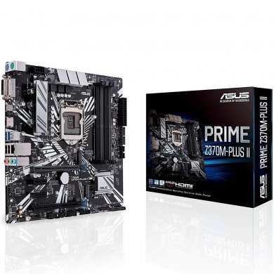 PRIME-Z370M-PLUSII Asus Placa Mae Intel LGA1151 Z370M