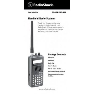 PRO-404 Radio Scanner RadioShack