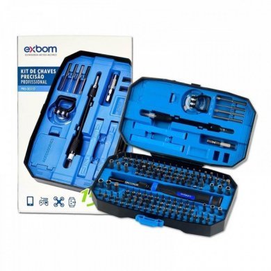 PRO-CK152 Exbom kit chaves e bits de precisão 152 peças