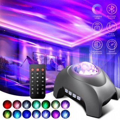 PROJECTOR-GALAXBT Projetor LED Galaxy Star com Speaker Bluetooth