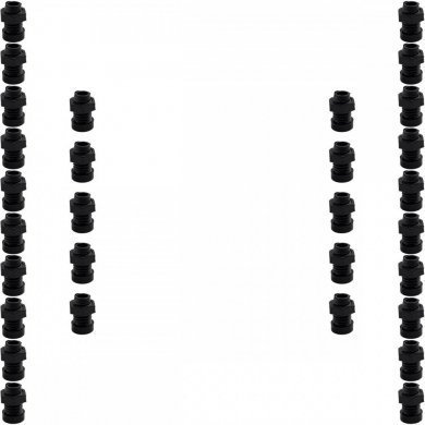 Suporte acabamento LED painel 5mm (Kit 30x)