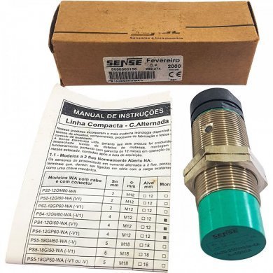 Sensor indutivo 15MM NA GND