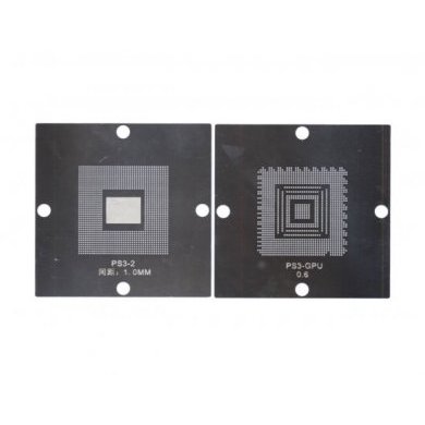 PS3-GPU-CPU-KIT-80x80Station Playstation 3 Stencil Rebaling Kit, Para Estações de Rebaling d