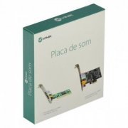 Vinik Placa de som pci-express 5.1  low profile ID do chipset ASMedia ASM1083 CMedia- CMI8738