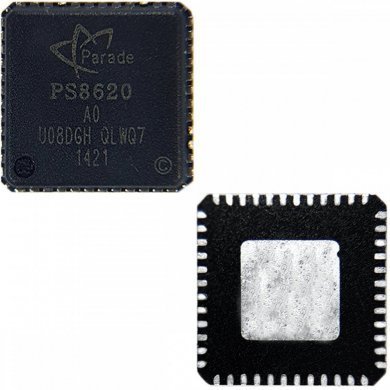 PS8620QFN48GTR2-A0 CI PS8620 DP to LVDS para telas LCD QFN48 SMD