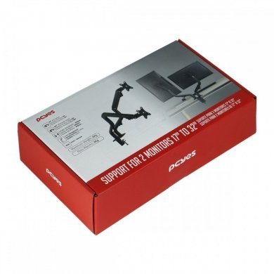 PCYes suporte articulado 2 monitores 17a 32 poleg.