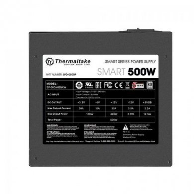 PS-SPD-0500NPCWBZ-W Fonte ATX Thermaltake 500W com PFC Ativo-SEM CAIXA