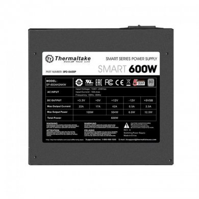 PS-SPD-0600NPCWBZ-W Fonte ATX Thermaltake 600W com PFC Ativo