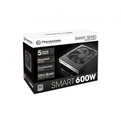 PS-SPD-0600NPCWUS-W Thermaltake Fonte Smart 600W ATX 2.3 80 Plus