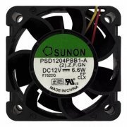 SUNON Cooler DC12V 6.6W 3Pin 40x40x28mm 3 fios