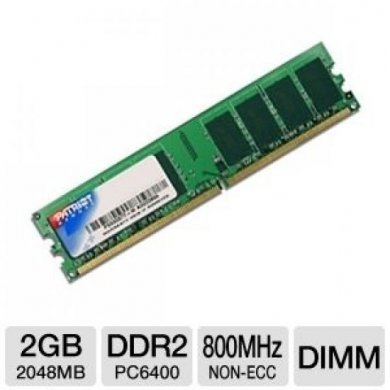 PSD22G800 Patriot Memoria 2GB DDR2 800Mhz PC2-6400