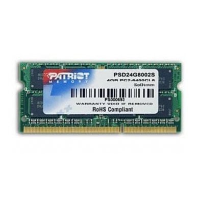 PSD24G8002S Memoria Patriot Notebook 4GB DDR2 800MHz