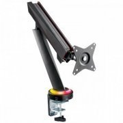Pcyes suporte articulado gamer para monitor 17-32 pol. Led Rainbow, 2x USB 3.0