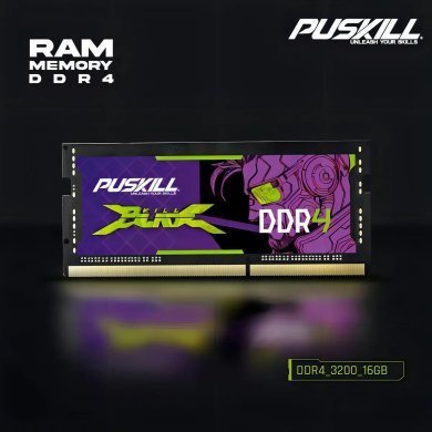 PSK-D4D22M3200BL-16G Puskill memória 16GB DDR4 3200MHz Killblade para notebook