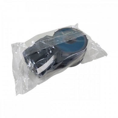 FITA compatível Brady 12.7mm 6.4m PRETO/BRANCO