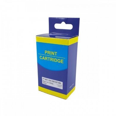 FITA compatível Brady 12.7mm 6.4m PRETO/BRANCO