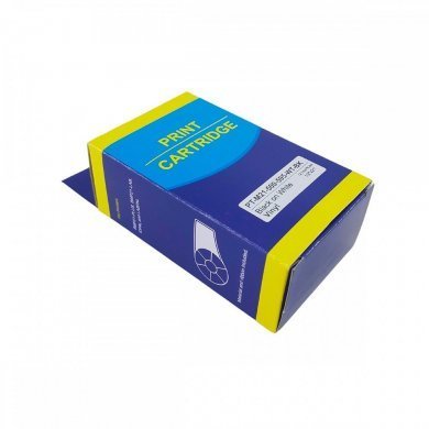 FITA compatível Brady 12.7mm 6.4m PRETO/BRANCO