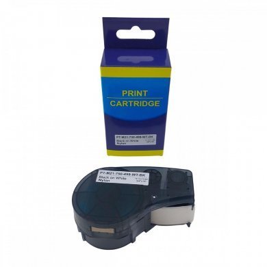 FITA compatível BRADY 19.1mm 4.9M PRETO/BRANCO