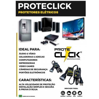 ProteClick Protetor Eletrico 110V 1100W
