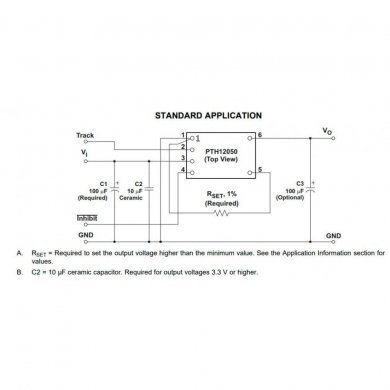 CONVERSOR ADJ DC/DC 1.2V A 5.5V 6A ENTRADA 12VCC