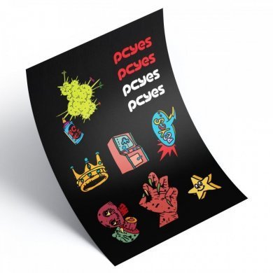 PCYes teclado mecanico Kuromori 60% switch red