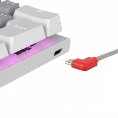 PCYes teclado mecanico Kuromori 60% switch red