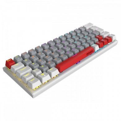 PCYes teclado mecanico Kuromori 60% switch red