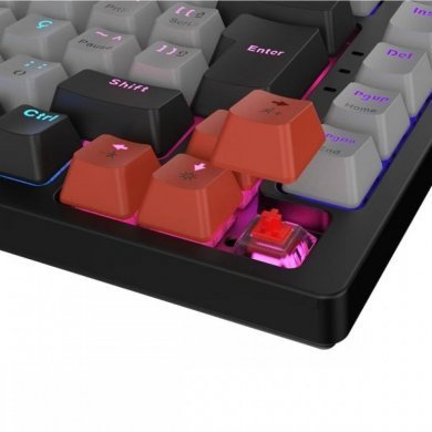 PCYes teclado mecanico Kirin 75% switch red