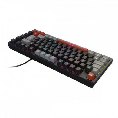 PCYes teclado mecanico Kirin 75% switch red