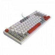 PCYes teclado mecanico Kirin 75% switch red White gho ...