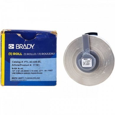 PTL-43-439-BL Brady rolo de etiqueta ribbon R4400 R6000 azul