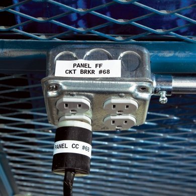 PTL-43-439-WT Brady rolo de etiqueta ribbon R4400 R6000 branca