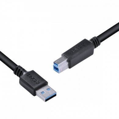 PUABM3-2 PCYes cabo USB 3.0 para USB B 3.0 2 metros preto