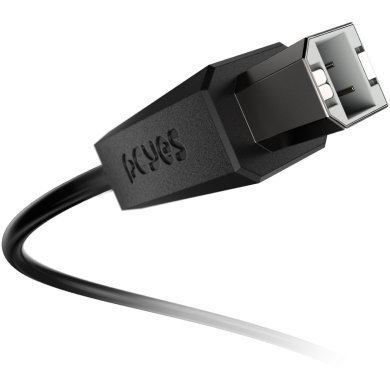 PUCBP-1 Pcyes cabo de impressora USB-C para USB-B 2.0 1m preto