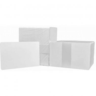 Cartão PVC 86x55mm Branco 0.76mm  de espessura