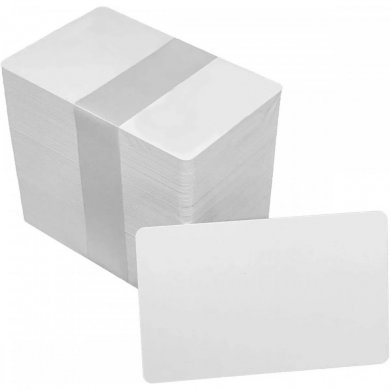 PVC86X55-0.76MM Cartão PVC 86x55mm Branco 0.76mm  de espessura