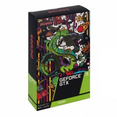 PVGTX16504GBR6128 PCYes Placa de Vídeo GTX 1650 4GB GDDR6